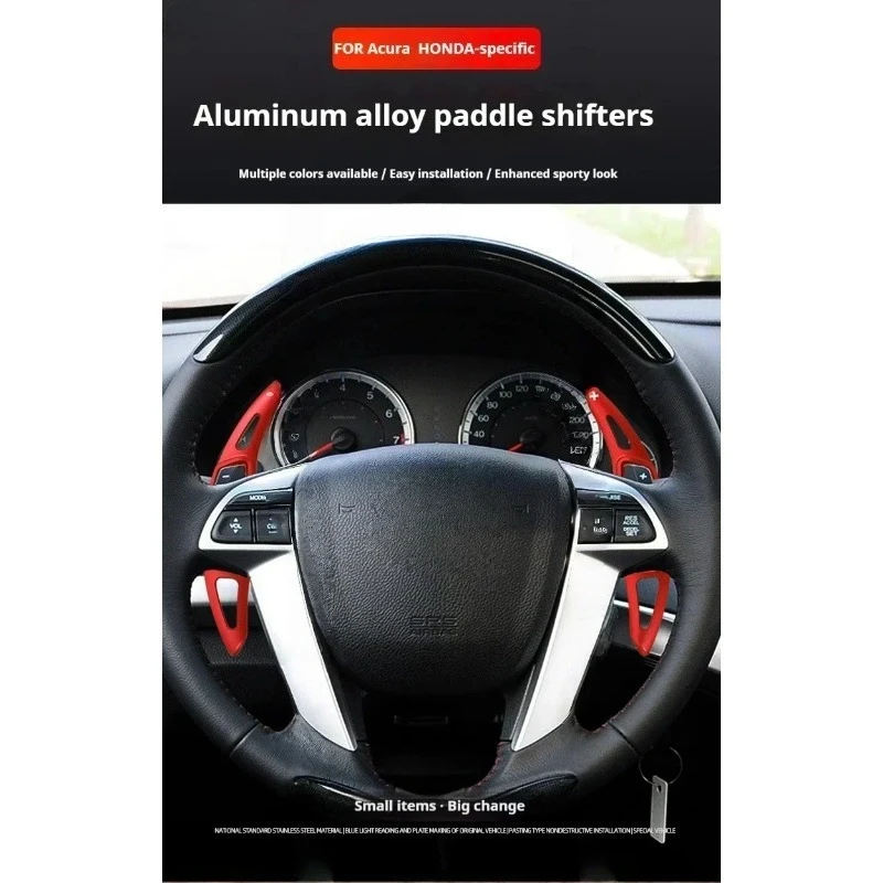 

For Honda Accord Eighth Generation 2008-2013model Aluminum Alloy Car Steering Wheel Gear Shifters Paddle Shift Extension