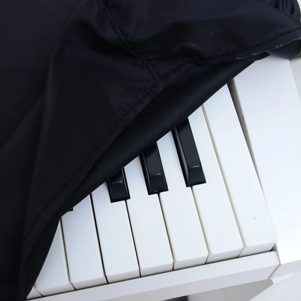 

Dustproof Piano Cover Electric Thick Anti Dust Pet Debris UV Protection Adjustable Elastic String Snug Fit for Digital