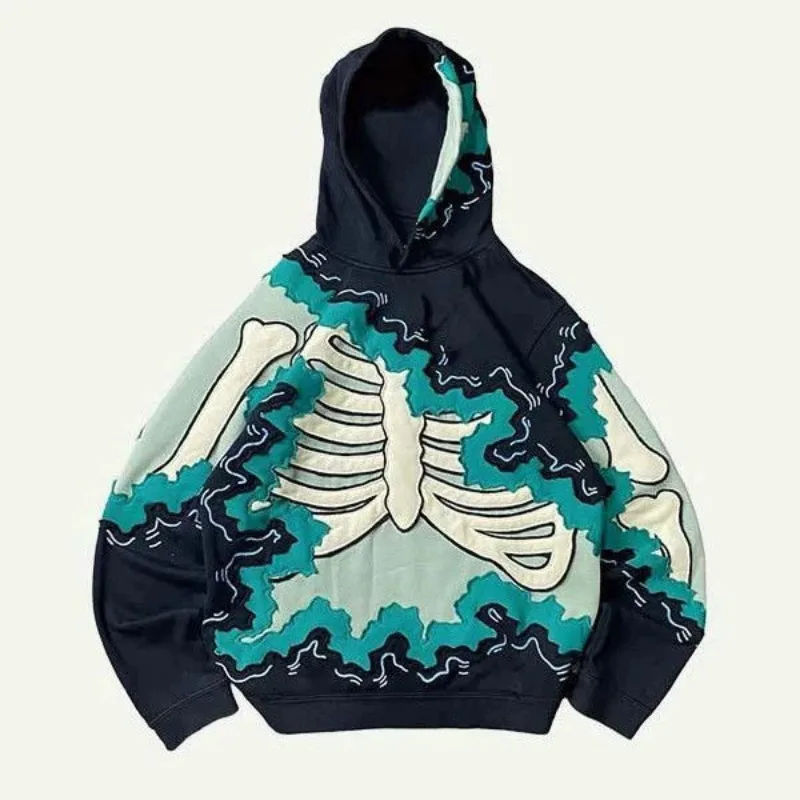 Cotton New Rock Spider Soft Man Hoodies Skull Luxury Simple No Brand Cheap Sweat Shirt Tops Welcome Deal In Sweatshirts for Men