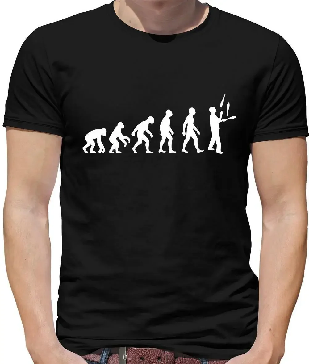 Evolution Of Man Juggler Mens T-Shirt - Juggling - Balls - Ball