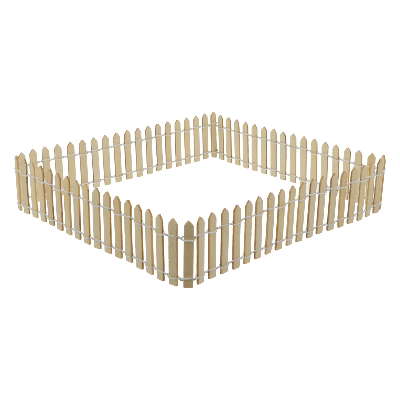 

Mini Fence for Reptile Cage Decor Wood Fence Toy L Miniature Decoration Pet Accessories Creative Terrarium