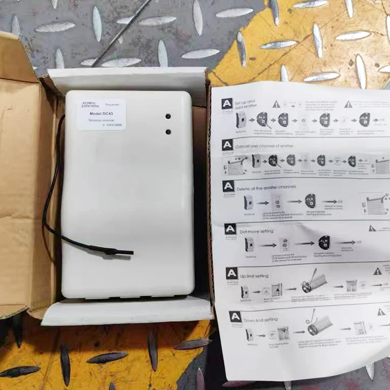 Récepteur sans fil d'origine DOOYA DC43 433MHZ 230V 50Hz pour applications de télécommande