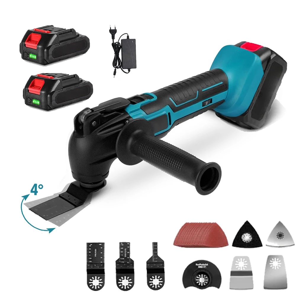 Oscillating Multi Function Tool Electric Saw Trimmer Shovel Cutting Machine for Makita 18V Battery woodworking Tool