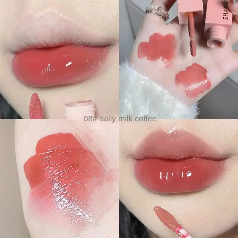 Heallor White ning Lippen glasur Antihaft becher Lip gloss spiegel ähnliches Finish hell gefärbte feuchtigkeit spendende Lip gloss Kosmetik populari