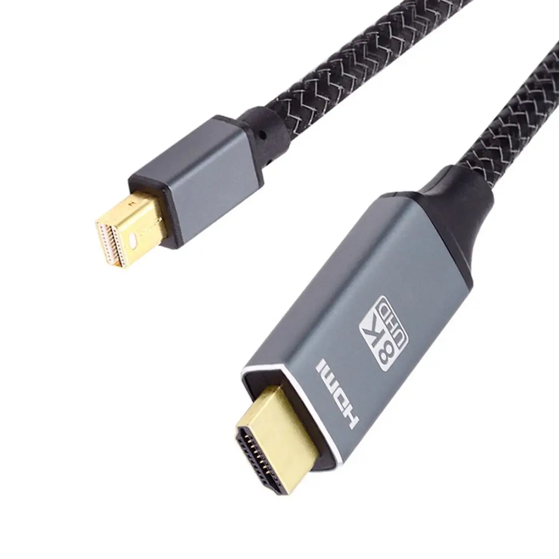 

Mini DisplayPort 1.4 Source to HDTV 2.0 Display 8K 60hz UHD 4K Monitor Cable MINI-DP to HDTV Male