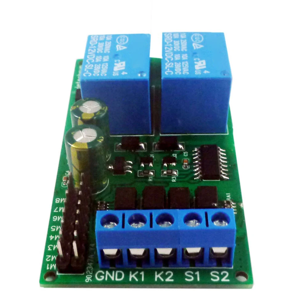 12V 24V DC Motor Controller Relay Board Forward Reverse Control Limit Start Stop Switch Pusher Electric Curtain Automatic Door