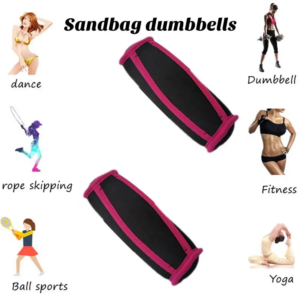 Workout Equipment Versatile Hand Weights Set with Straps for Physical Therapy Running Training Durable Reusable Sandbag