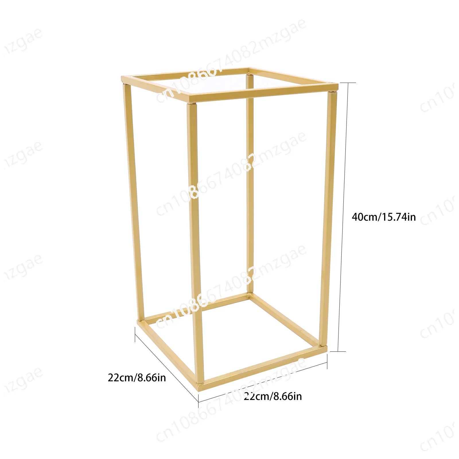 2Pcs Metal Flower Stand Wedding Gatherings Party Column DLY Decor Frame Column Display Stand Floor Racks
