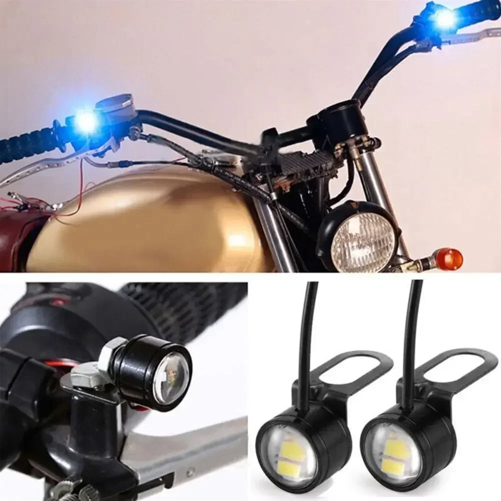 12V Motorcycle Driving Light LED Reverse Backup Driving Light Fog Lamp Headlight Bulb Daytime Running Light