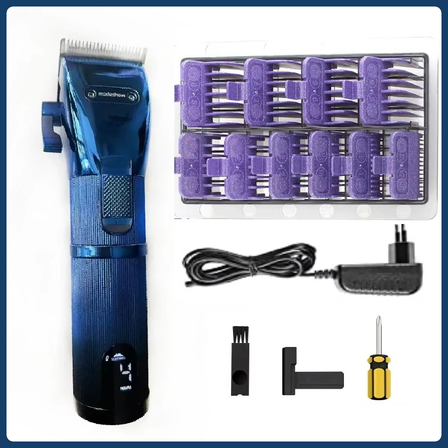 MADESHOW M5f Professional Hair Clippers For Men,Cordless Hair Trimmer For Babers, All Metal Hair Cutting Machine Haircut