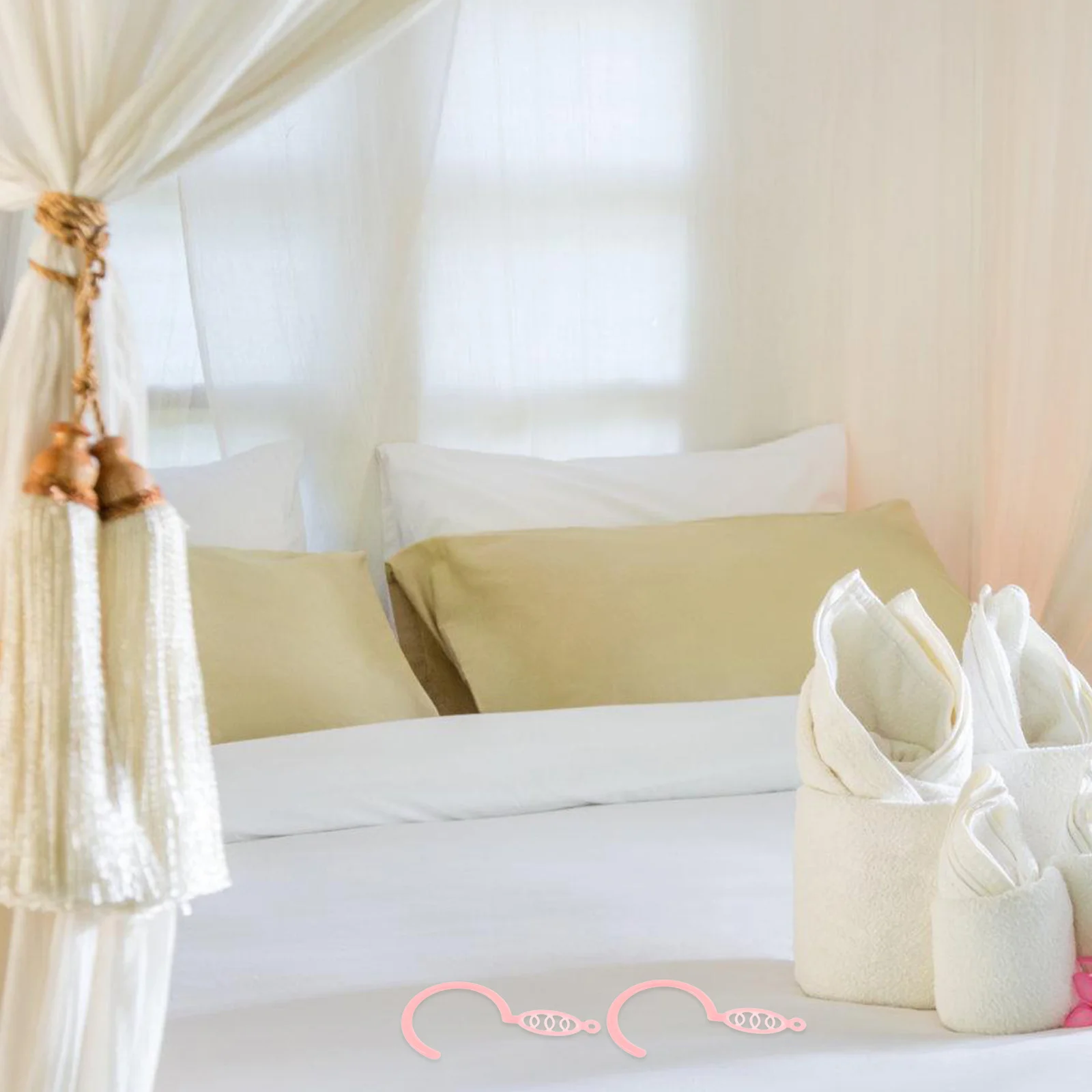 20 Buah Pengait Kelambu Plastik, Klip Gantung Kanopi untuk Tempat Tidur Bayi, Gazebo, Penahan Rangka Tempat Tidur, Pengikat Kelambu, Pengait Tirai Gazebo