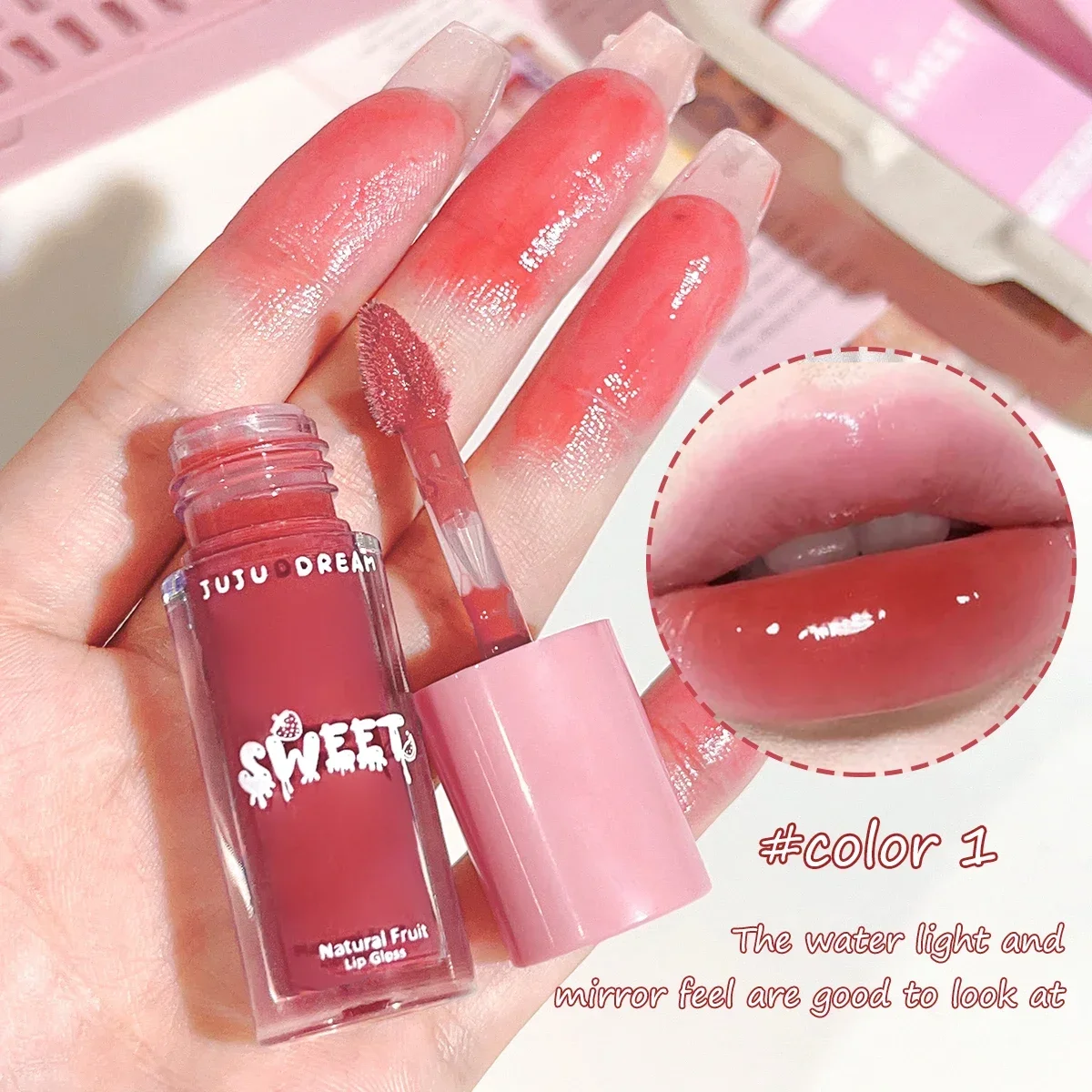 Buy 2 Get 1 Free, 3 Colors Mist Velvet Lip Oil, Hydrating, Brightening, Long-Lasting, Non-Sticky, Unisex, Certified Safe