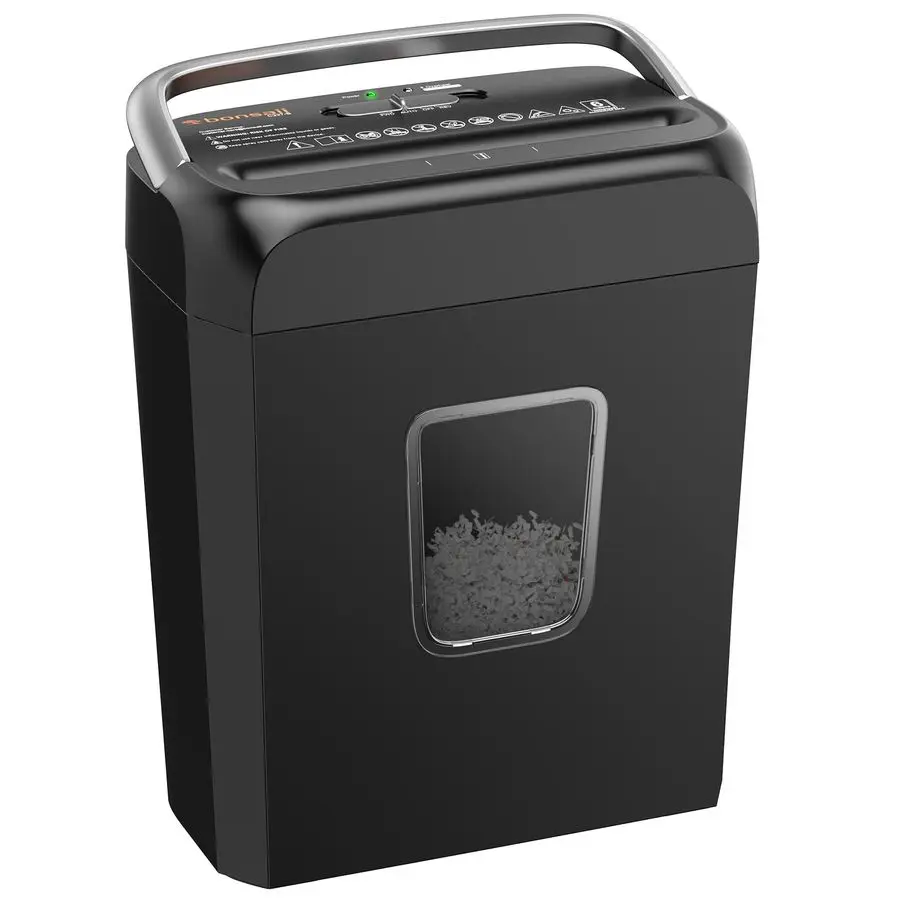 

Shredders for Home Use, 3.4 Gal Wastebasket, 6Sheet CrossCut Credit Card Shredder for Home Office, Small Shredding Machine for S