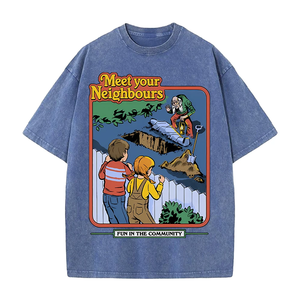 Vintage Dark Comics T Shirt for Men and Women