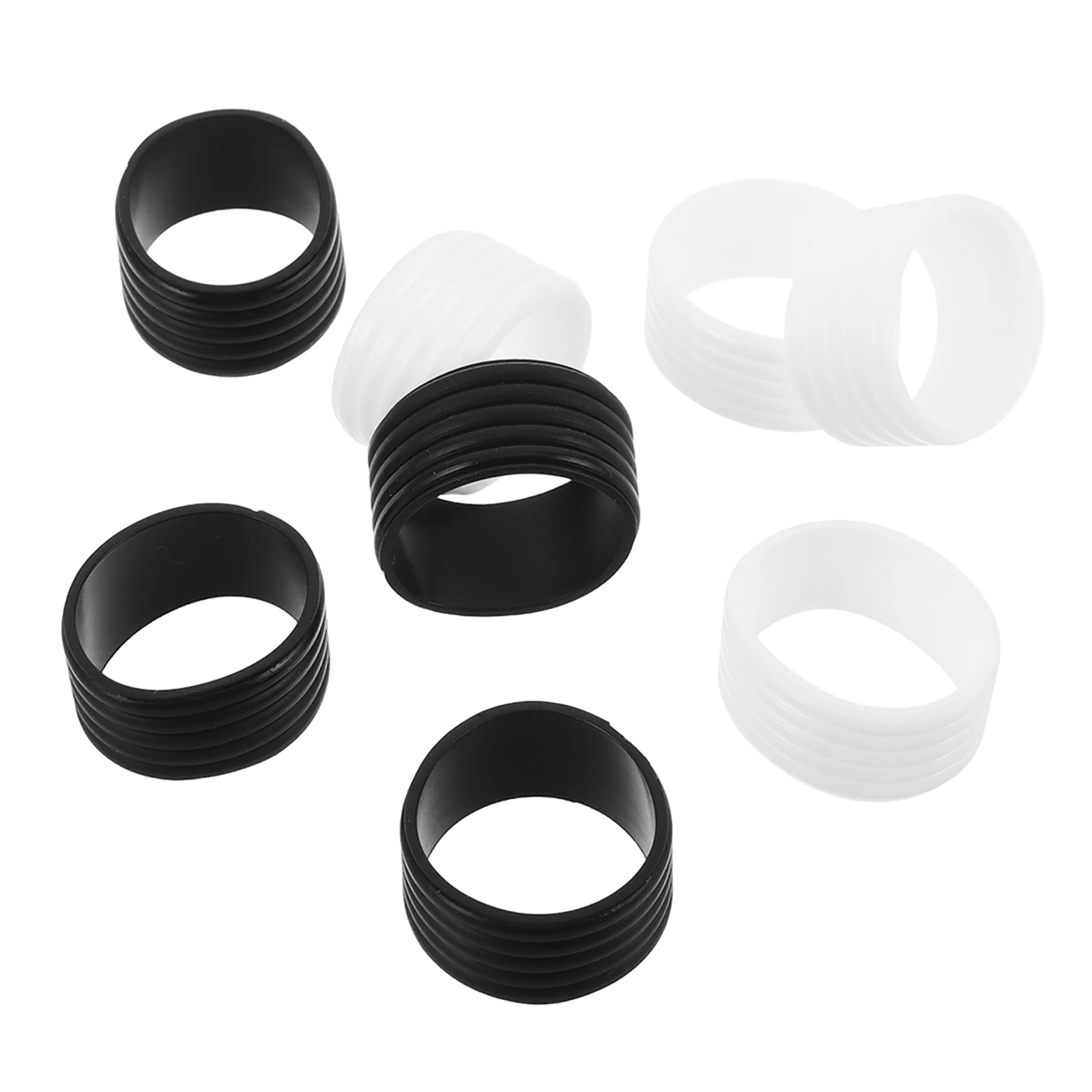 8 шт. универсальные стабилизаторы для ракетки, текстурированная липкая поверхность, впитывающая пот, быстрая установка для тенниса, пиклбола, бадминтона