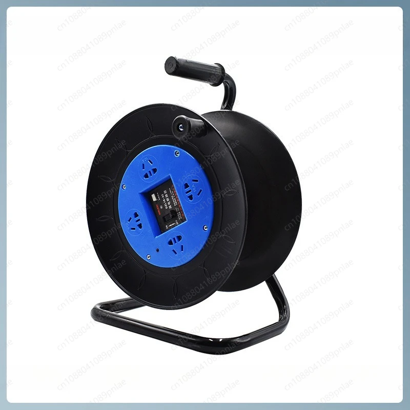 

Mobile Cable Reel with Wire 2×2.5mm² 30/50M Portable Heavy Duty Cord Storage Spool