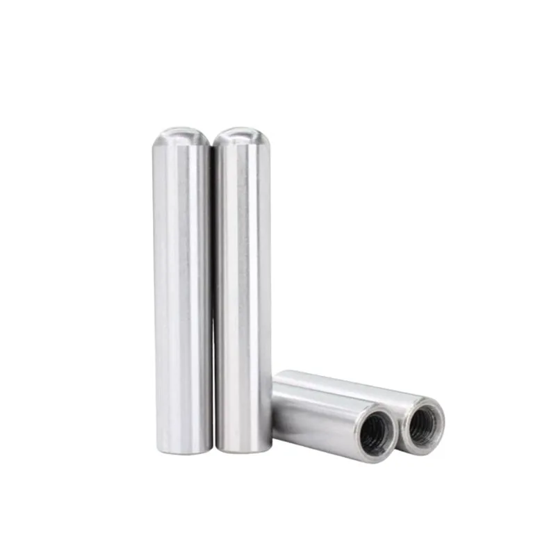 GB120 Mechanical Mold Fixed Pin M6/M8 Diameter 10/12/16 Tapping Hole Cylindrical Positioning Pin Round Head Mold Positioning Pin