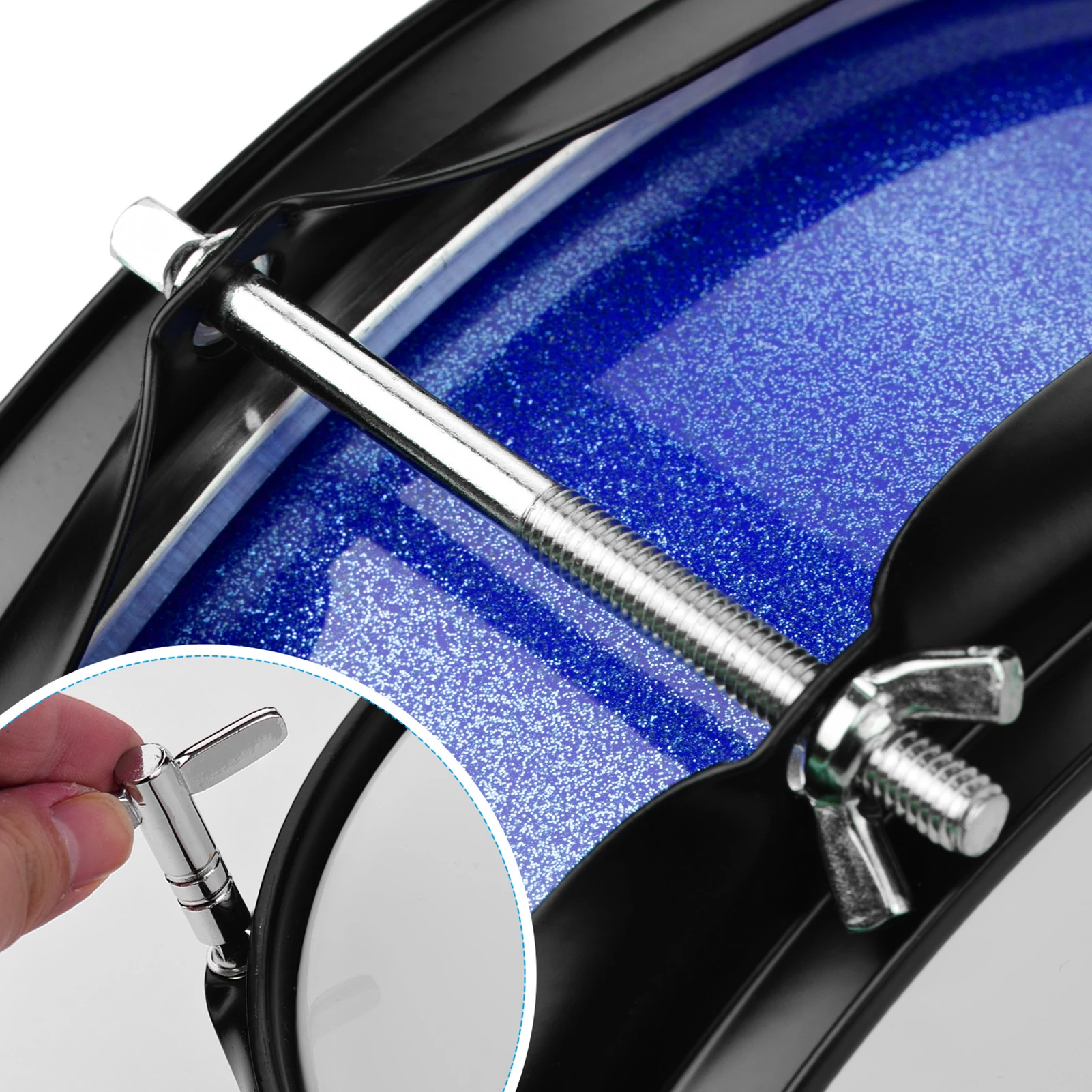 8 بوصة كمين طبل مع أفخاذ حزام الكتف طبل مفتاح لفرقة الطلاب الأطفال كمين طبل طبل للأطفال كمين طبل 2025