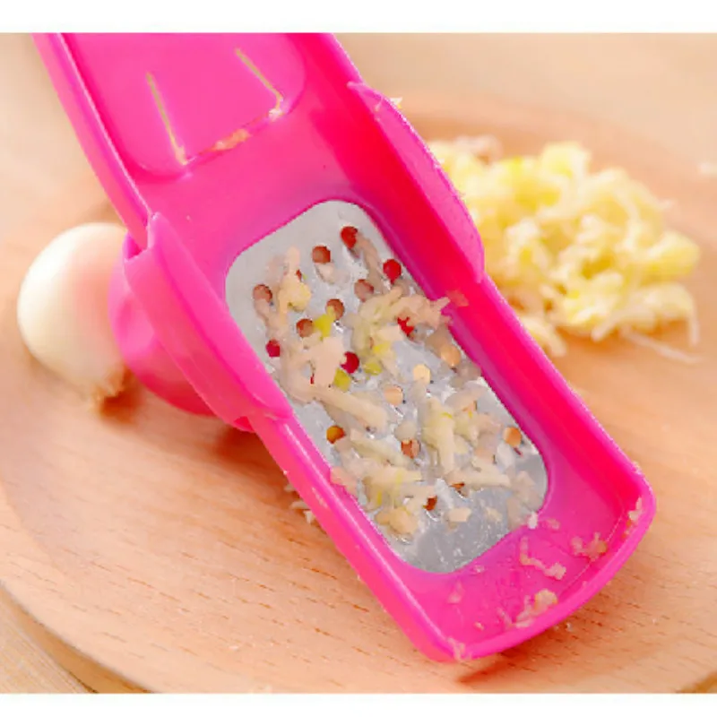 1PC Household Garlic Peeler Functional Ginger Garlic Press Grinding Grater Planer Slicer Cutter Cooking Tool Kitchen Accessories