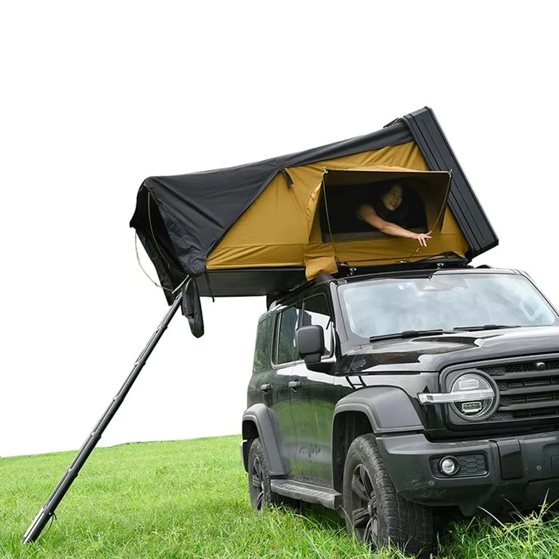 Outdoor 4 People Waterproof Portable Tents Box Car Roof Top Camping Hardshell Rooftop