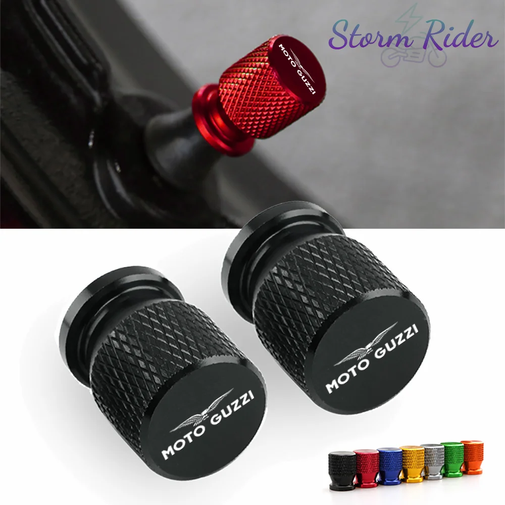 For Moto Guzzi V85tt V100 Mandello V7 Stone V85 V 9 Stem Covers Aluminum Alloy Airdust Tire Valve Cap CNC Motorcycle Accessories