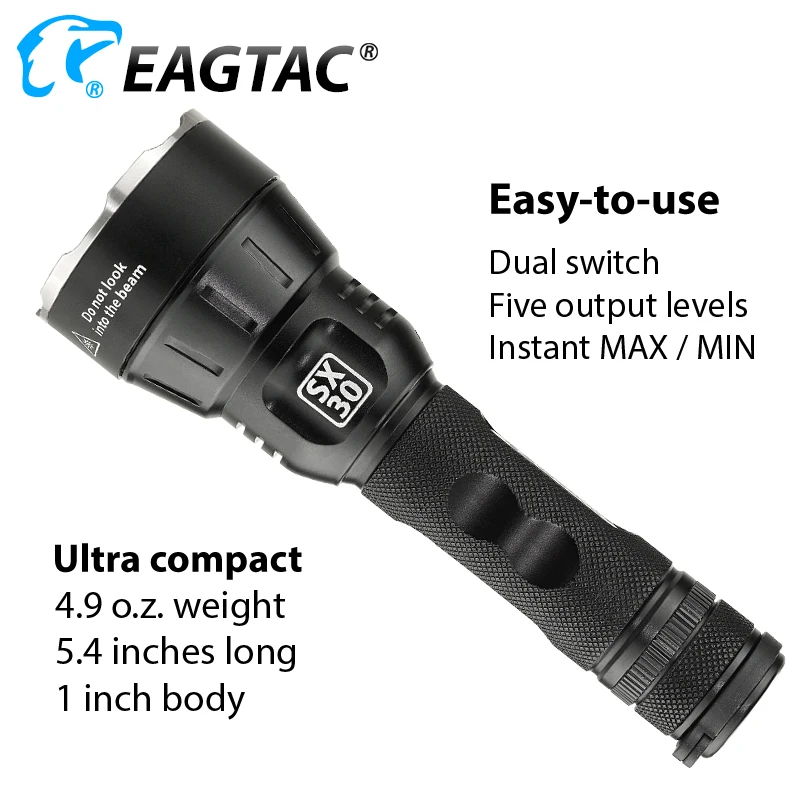 EAGTAC SX30C2 مصباح ليد جيب الترا المدمجة XHP35 LED 2000 لومن 553 متر لمسافات طويلة Hich CRI Nichia219C CRI92 SST20 CRI95