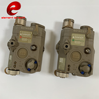 Tactical Airsoft PEQ-15 PEQ15 LA5C Red Dot Green Blue IR Fill Light Laser Indicator Weapon Scout Light LED Strobe Flashlight PEQ