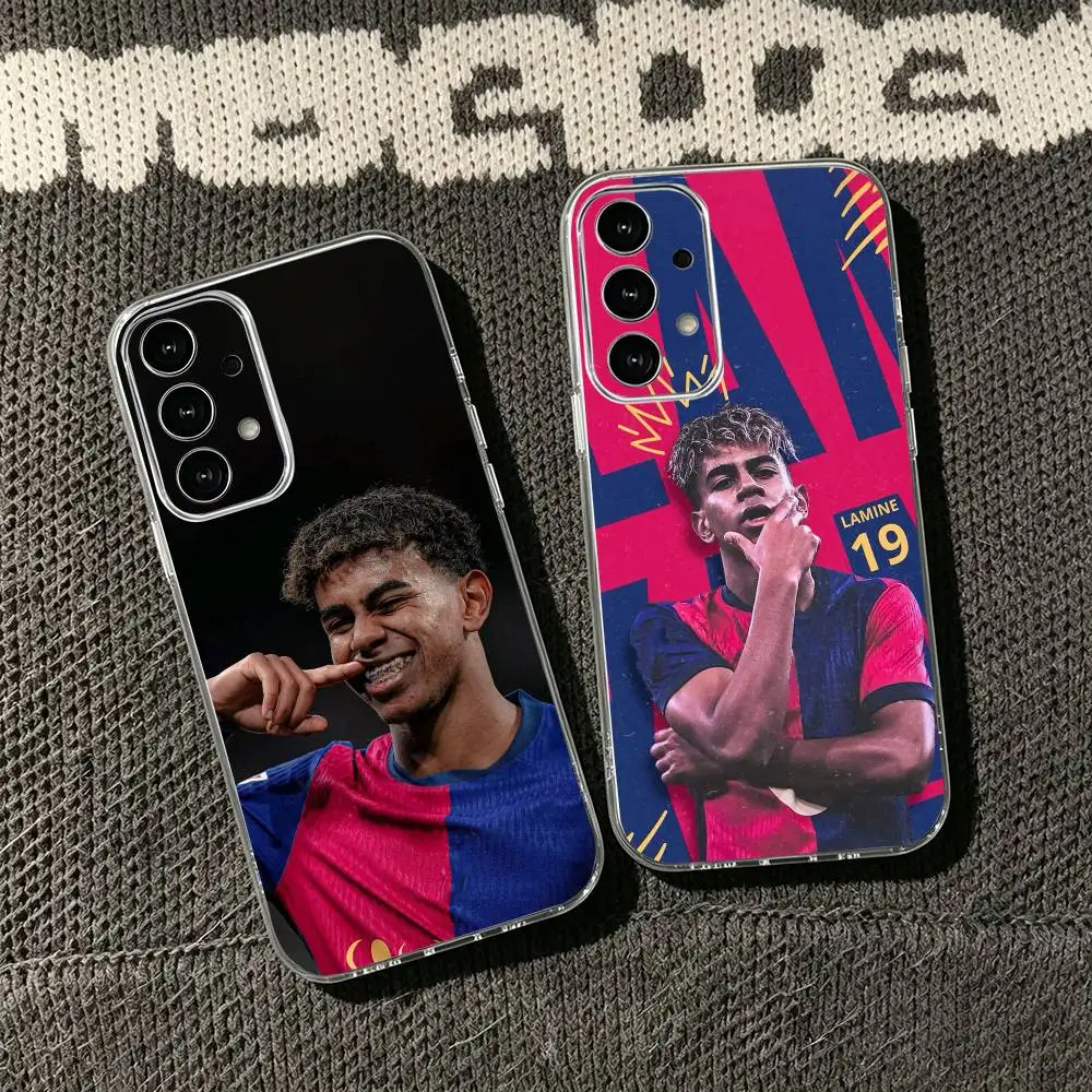 L-Lamine Y-Yamal 10 Phone Case Transparent Silicone Soft For Samsung S25,S24,S21,S22,S23,S30,Ultra,S20,Plus,Fe