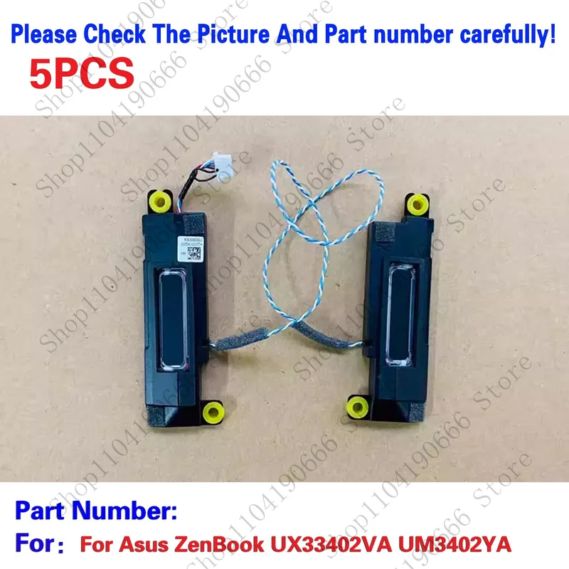 

BD 5PCS New For Asus ZenBook UX33402VA UM3402YA SPEAKER R+L HQ2033138G000.
