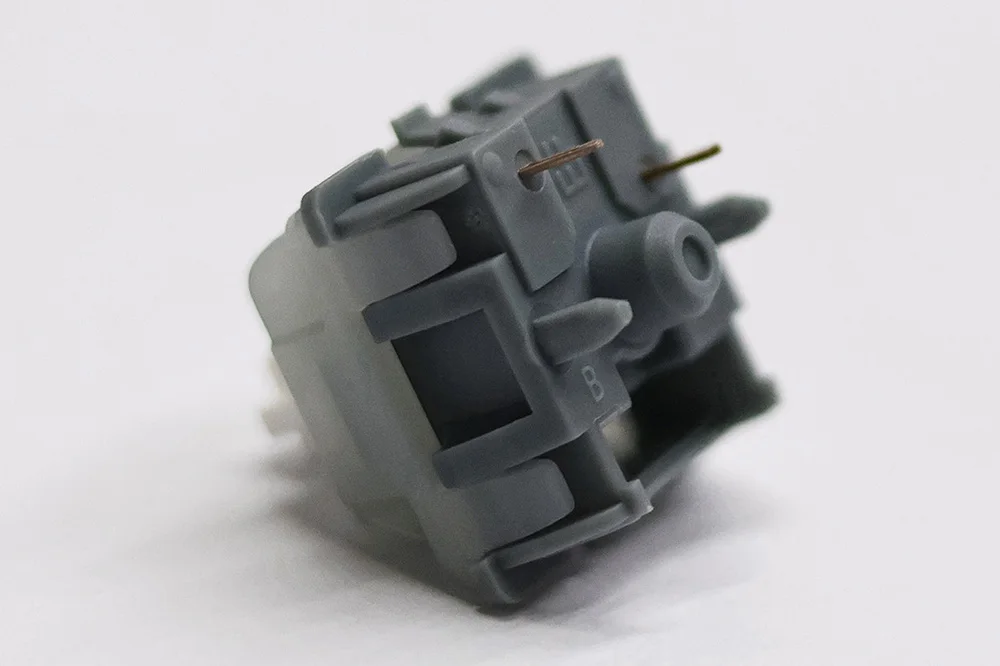 Gateron Everfree Grayish Switch taktil 59g MX EF switch untuk Keyboard mekanik pabrik Pre Lubed nilon POM PC 5pin SMD