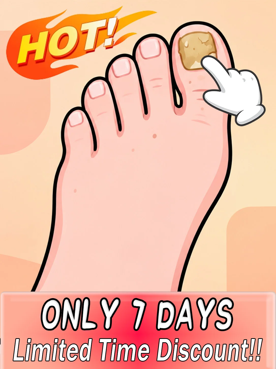 Regular care improves the visual appearance of toenail surfaces, making toenails more beautiful. Smooth, shiny, and neat