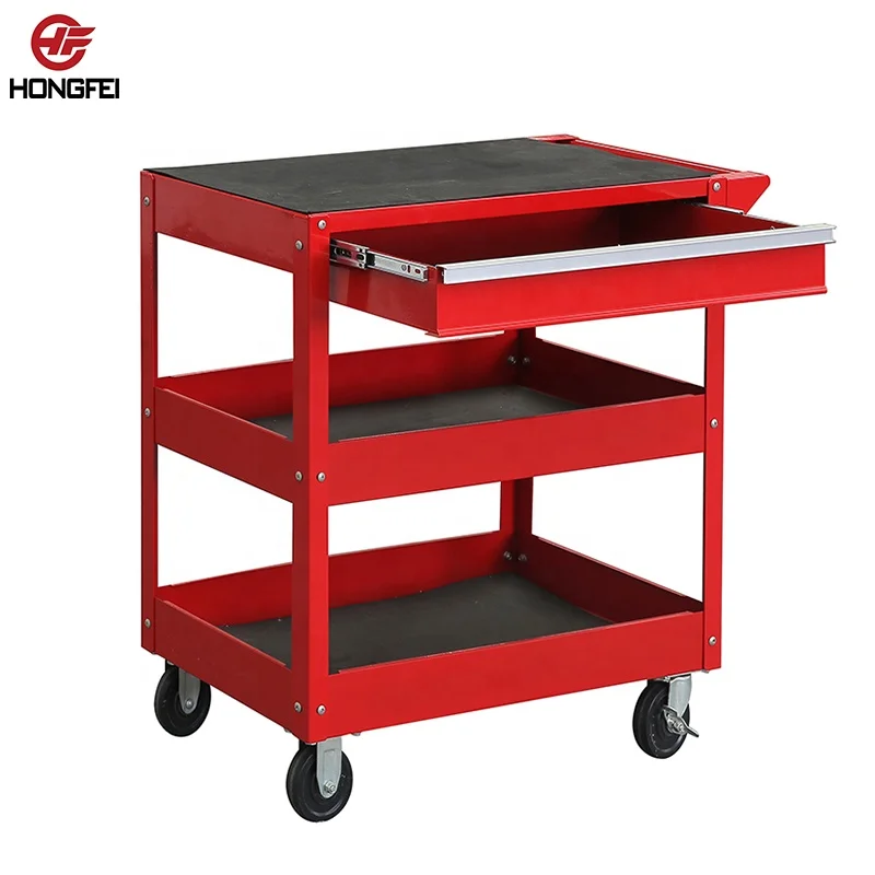 Hot Sale Garage Storage 3 Layers Trolley Tool Box