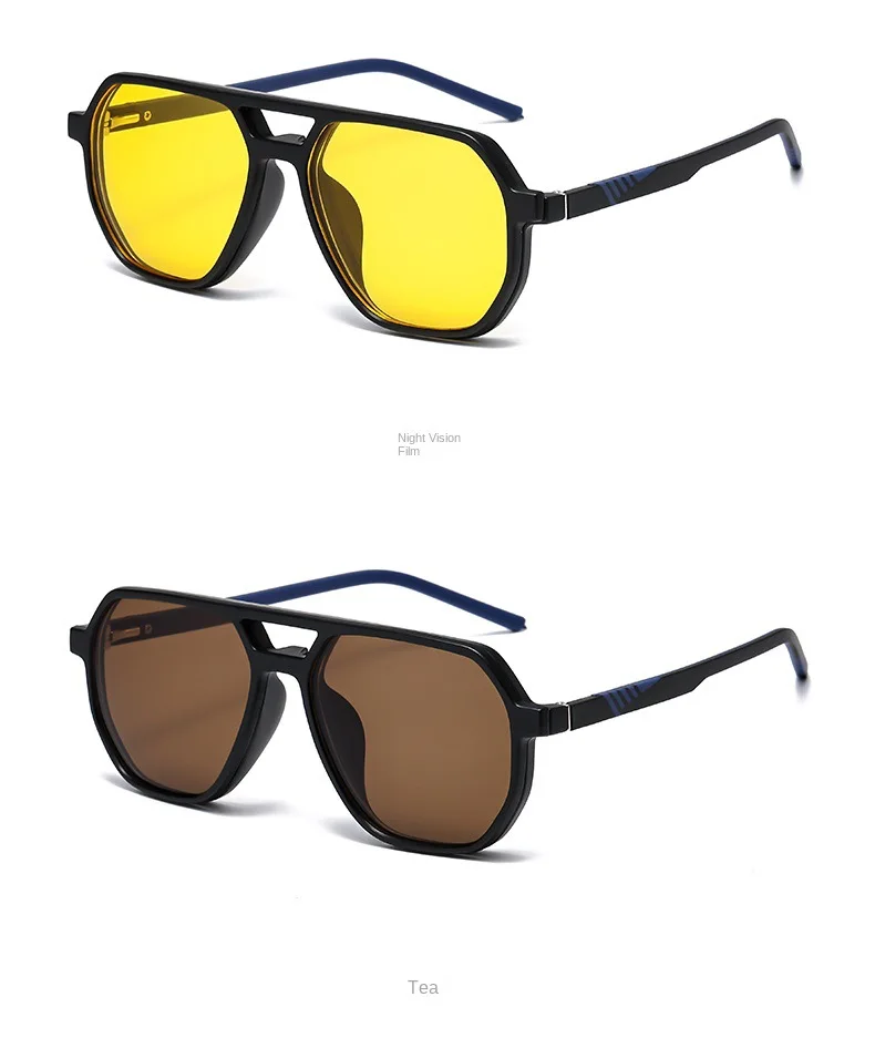 VCKA Sport-Myopie-Sonnenbrille mit großem Rahmen, 2025, 6-in-1, polarisiert, verschreibungspflichtig, magnetischer Clip, für Herren und Damen, Brillen – 0,5 bis -6,0 – Detail 14