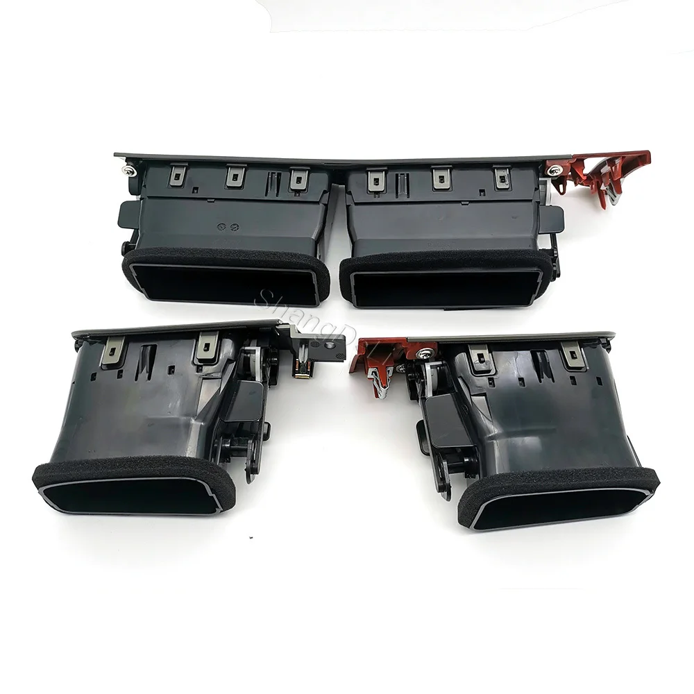 4PCS Dashboard AC Air Vent Center Left Right Air Outlet with Panel for Chevrolet Tahoe Suburban Silverado Yukon 2007-2014