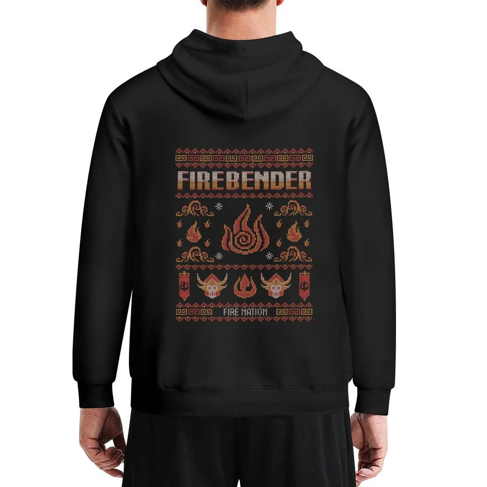 

Avatar Firebending Iroh - Christmas Sweater - Zuko Fire nation - Avatar last airbender Hoodie men's clothes mens hoodies