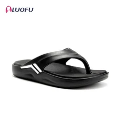 LUOFU New Men's Non-slip Shock-absorbing Flip-flops, Summer Casual Eva Sandals For Outdoor Vacation Seaside