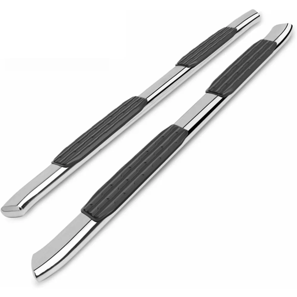 

TAC Side Steps Fit 2019-2025 Chevy Silverado/GMC Sierra 1500 | 2020-2025 Silverado/Sierra 2500 3500 Crew Cab Truck Pickup 5" Ova