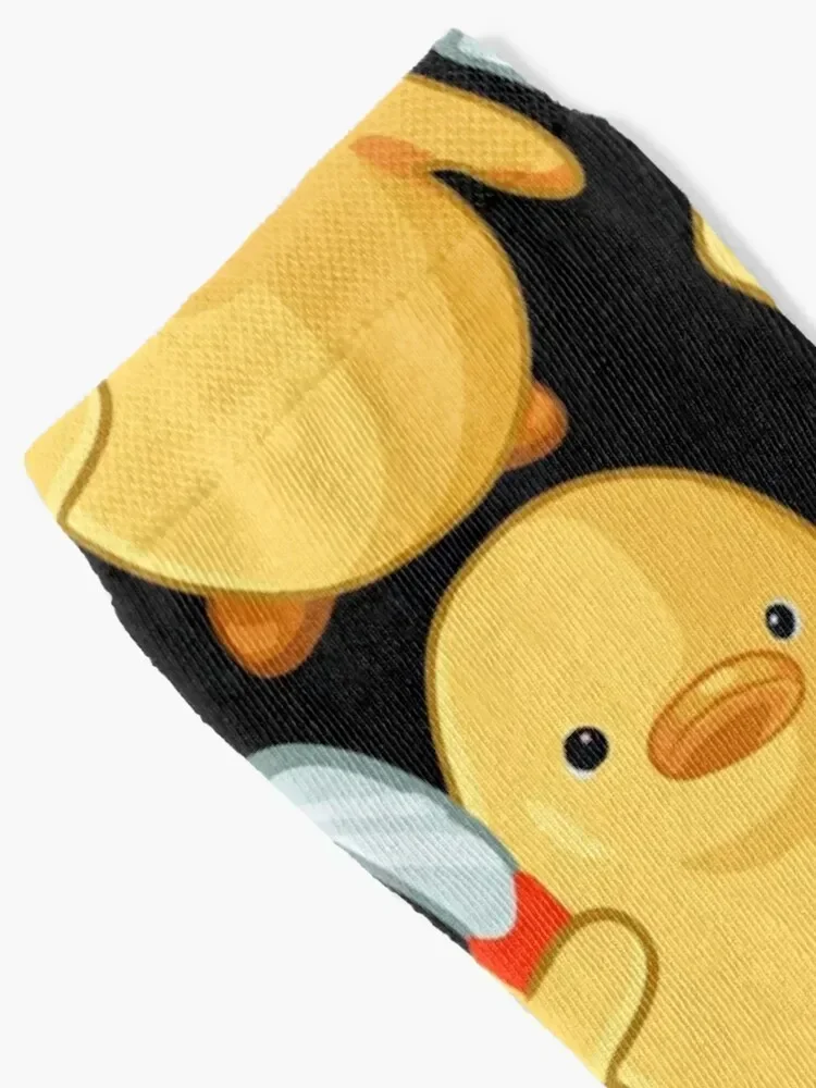 Duck With Knife | Duck You, Cute but will cut you Socks Men's halloween Boy Child Socks Women's