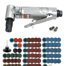 Mini Meuleuse d'Angle à Air 1/4 Résistante à 90 °, Polisseuse de Meulage Pneumatique, Machine à Graver, Kit d'Outils Carimplantés avec /05/2019 de Ponçage