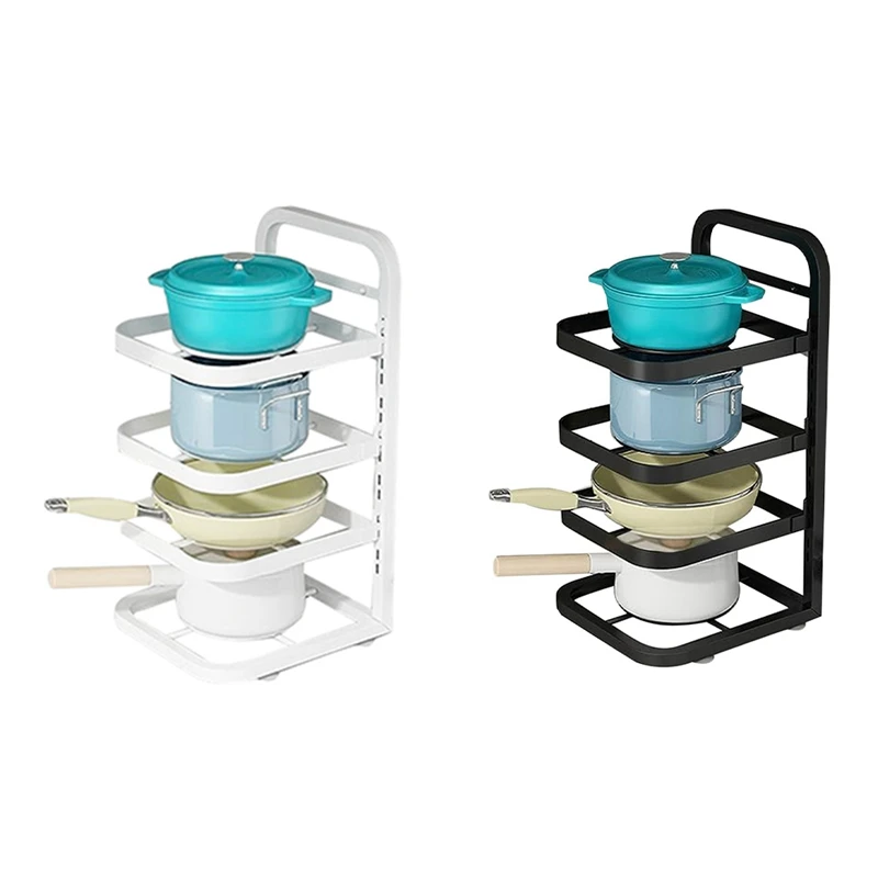 Best Pots And Pans Organizer Pot Rack Pan Holder For Under Cabinet Adjustable Kitchen Organizers And Storage