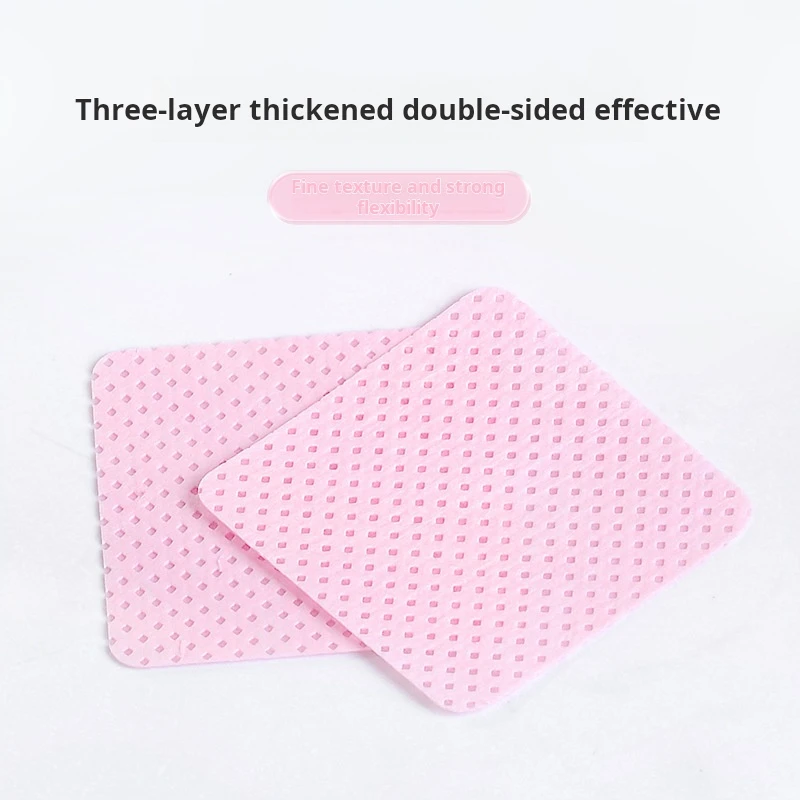 糸くずの出ないネイルワイプ 500 枚、コンテナ付きまつげエクステンショングルーワイプ、超吸収性ソフト不織布ラッシュグルーワイプ