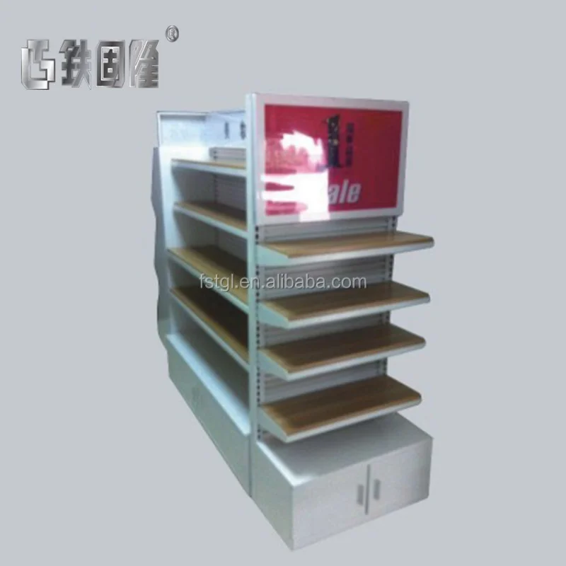 [Customized]Custom cosmetics shop counter display stand high-end illuminated display rack