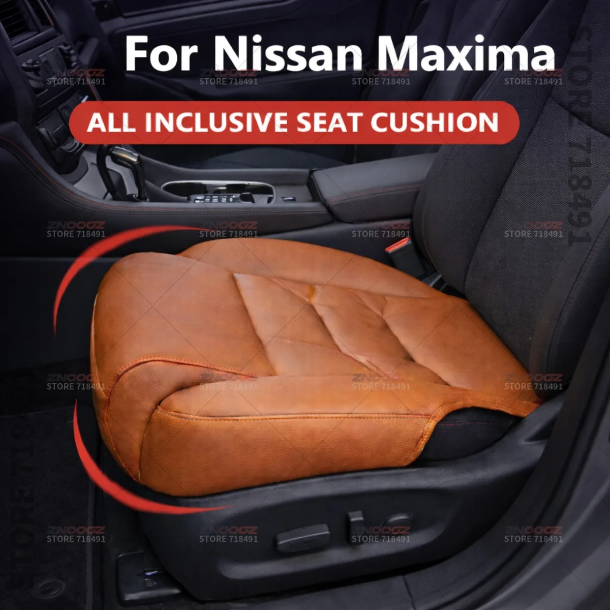 

Подушка-удлинитель для поддержки ног в сиденье автомобиля Nissan Maxima, накладка на сиденье из пены с эффектом памяти, аксессуары для интерьера