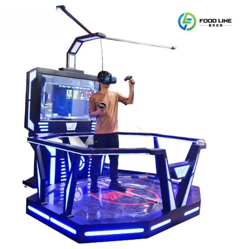 FL Wholesale Quality 9D Vr Walking Platform Vive Virtual Reality Equipment Flight Simulator Machine for Sale Customized