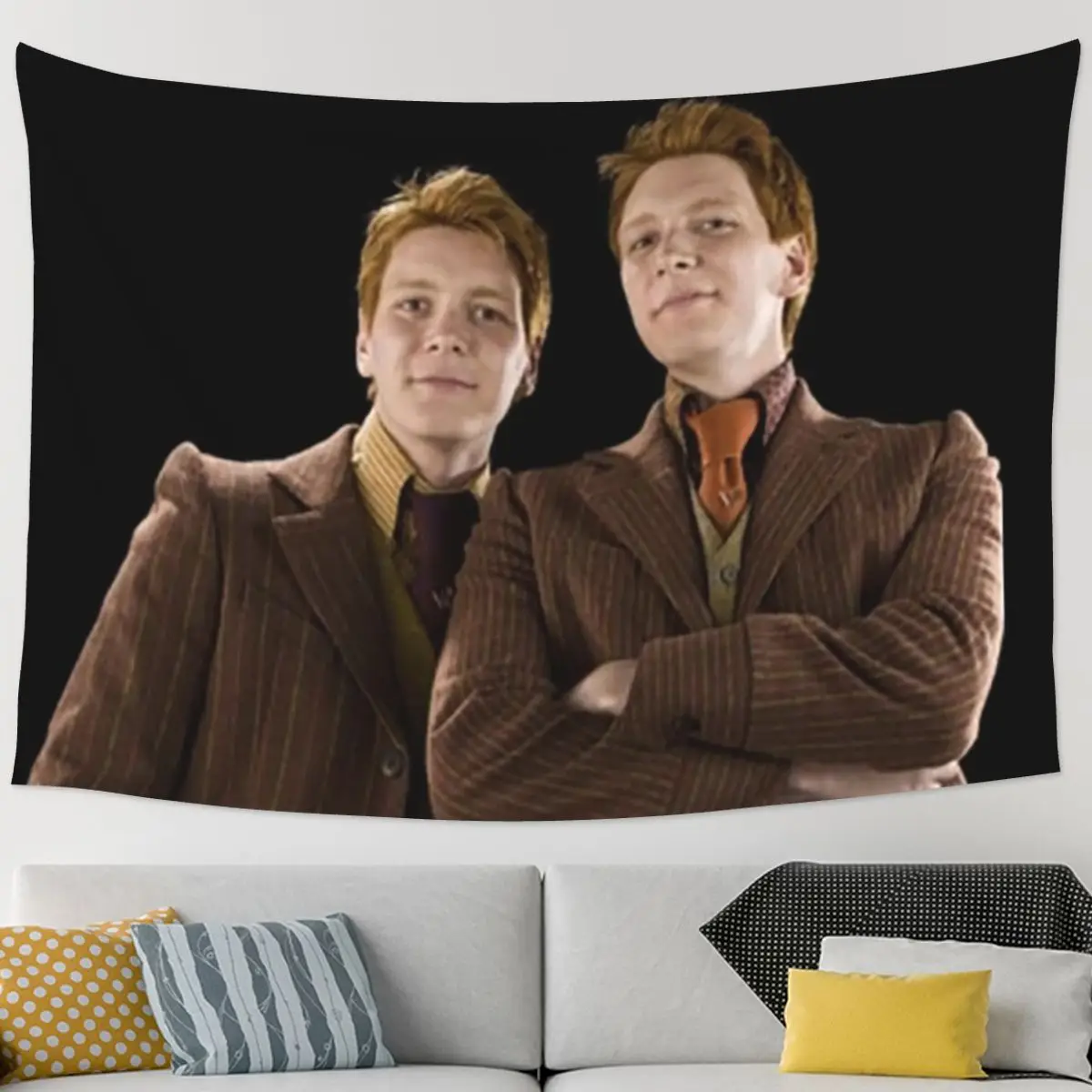 فريد وجورج ويزلي نسيج الهبي الجدار الشنق ديكور المنزل الجمالي المفروشات لغرفة المعيشة غرفة نوم غرفة النوم #3