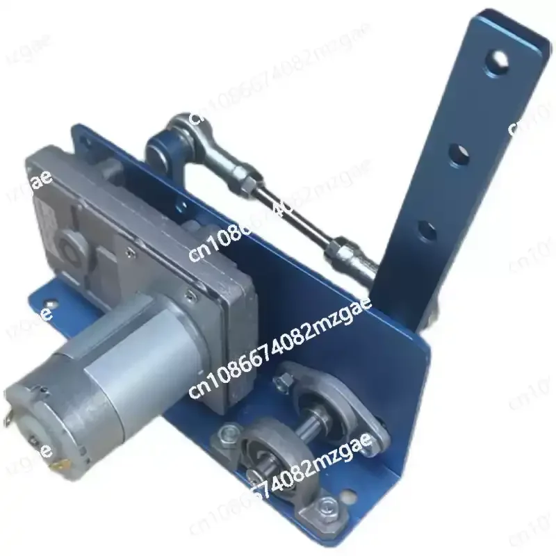 DC 12V/24V Gear Motor with Automatic Reciprocating Swing - Adjustable 20-120 Degree Angle for DIY Design Projects