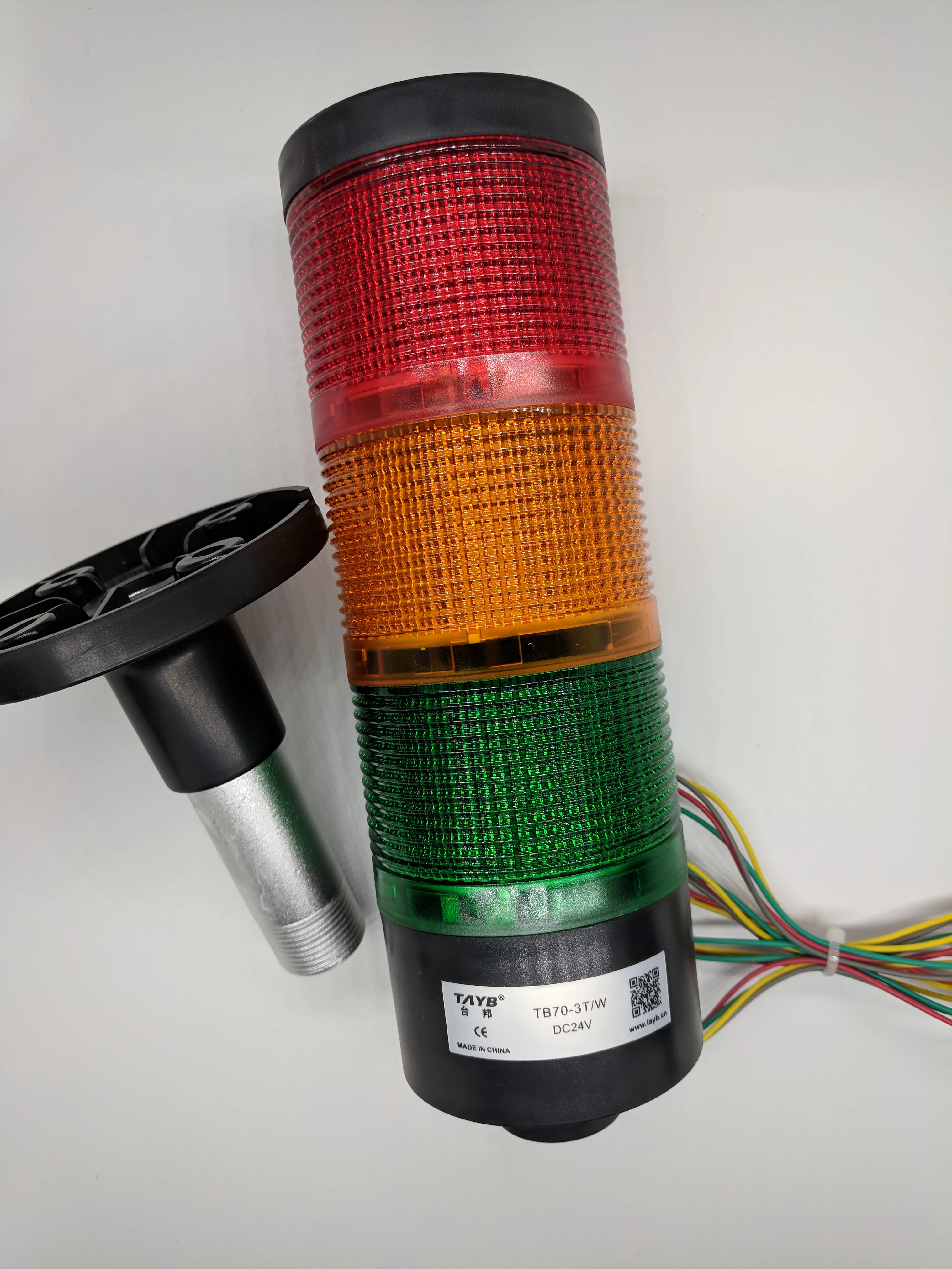 Zusen 70mm TBQ70-3T/W-D(J) 12V 24V 110V 220V Combination of Constant and Strobe Signal Tower Light Buzzer