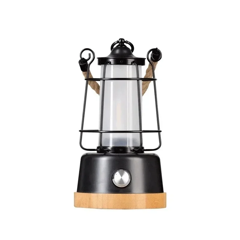 Autumn field knot light outdoor camping light led rechargeable retro horse lamp portable ambient light
