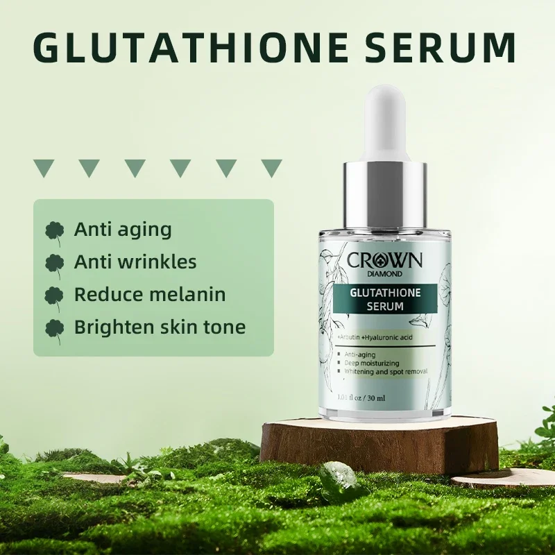 Glutathione Serum Dark Spot Dilute Serum with Centella Asiatica  Moisturizing Essence Face Whitening Facial Skin Brightening