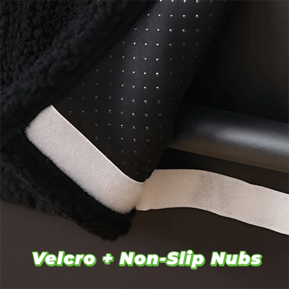 Faux Lambswool Sofa Cervical Support Pillow Slow-rebound with Storage Pocket Recliner Headrest Non-slip Removable